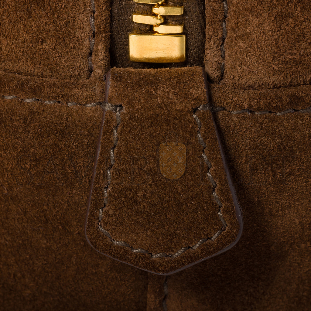 M1v M1v arcadie padded suede top-handle bag 5bb142 (22*10.5*7.5cm)